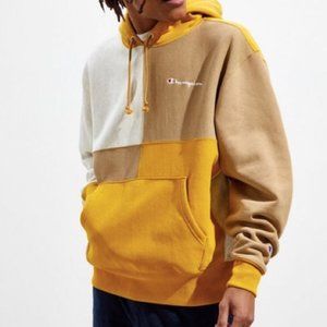 Champion Colorblock Hoodie Sweatshirt | Size S